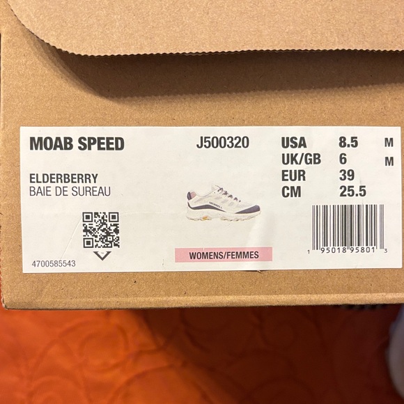 Merrell Moab Speed Women's Shoes - Elderberry - Picture 2 of 7